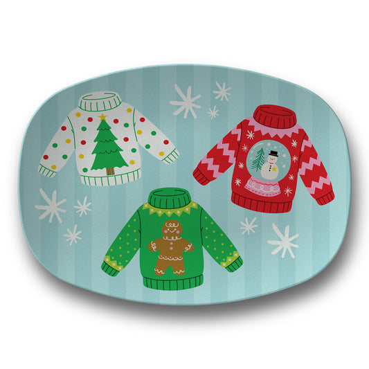 Ugly Sweater Holiday Serving Platter
