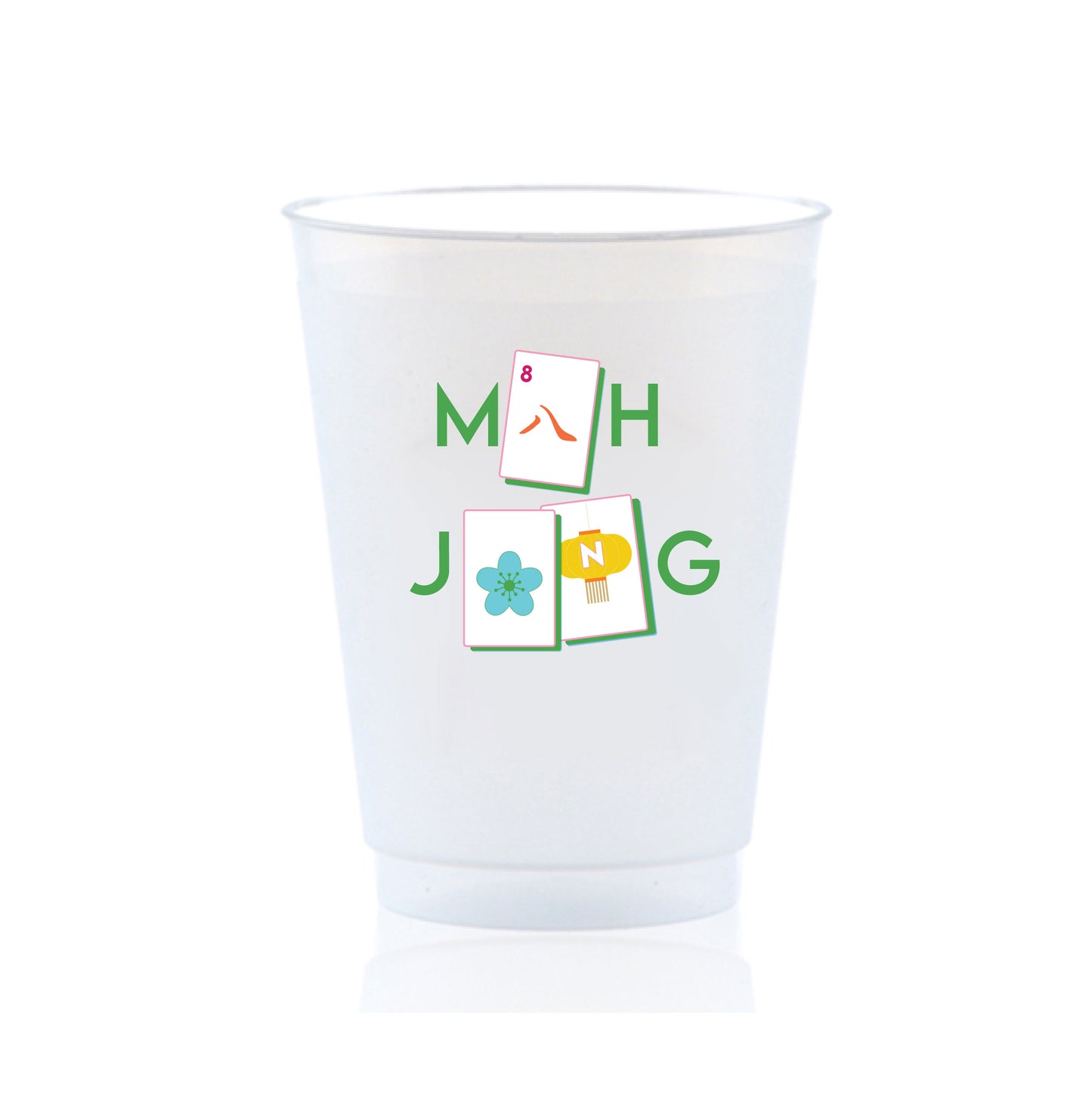 Mahjong Shatterproof Cups