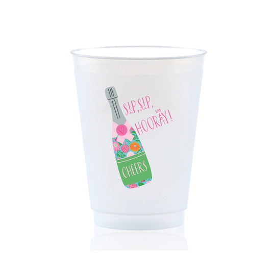 Sip Sip Hooray Cheers Shatterproof Cups