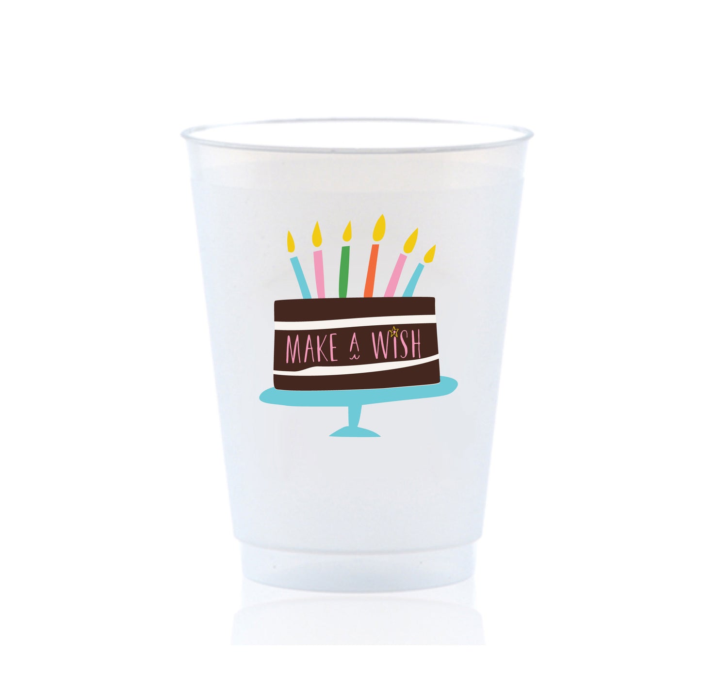 Happy Birthday Make A Wish Shatterproof Cups