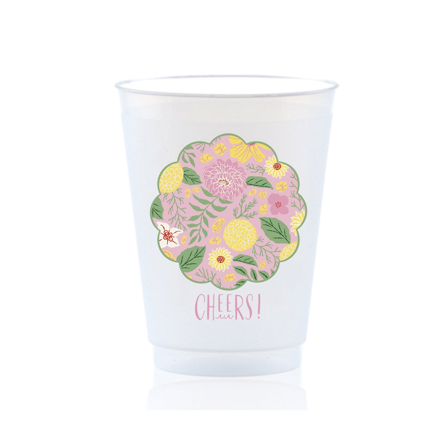 Buttercup Blooms Shatterproof Cups