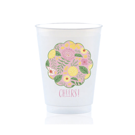 Buttercup Blooms Shatterproof Cups