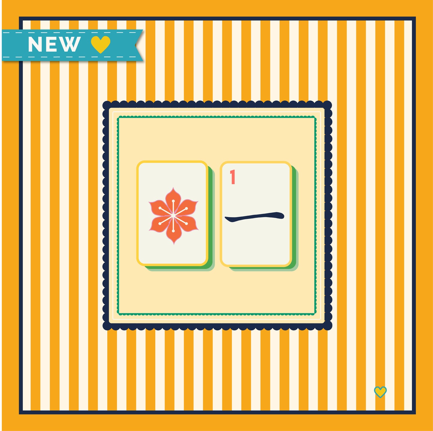 Mahjong Tablecloth | Coastal Palm: Sun Washed Citrus